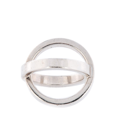 Hermes Cosmos Scarf Ring Silver 2 of 6