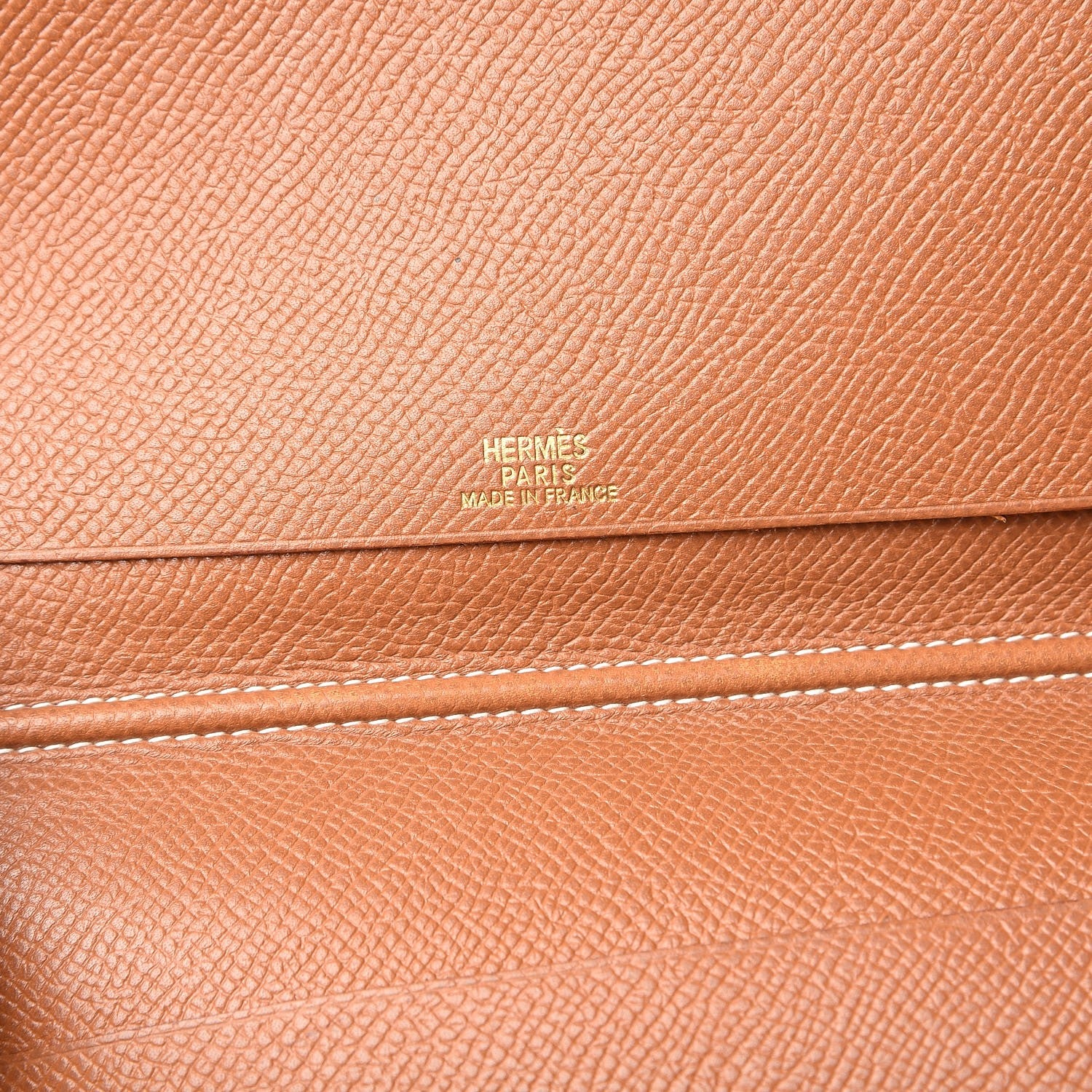 Hermes Courchevel Vison Agenda Cover Gold 6 of 13