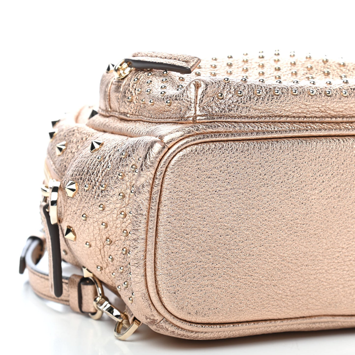 Metallic Calfskin Stud X-Mini Stark Bebe Boo Backpack
