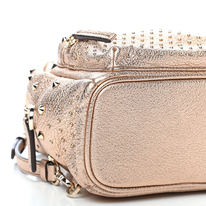 MCM Metallic Calfskin Stud X-Mini Stark Bebe Boo Backpack 8 of 9