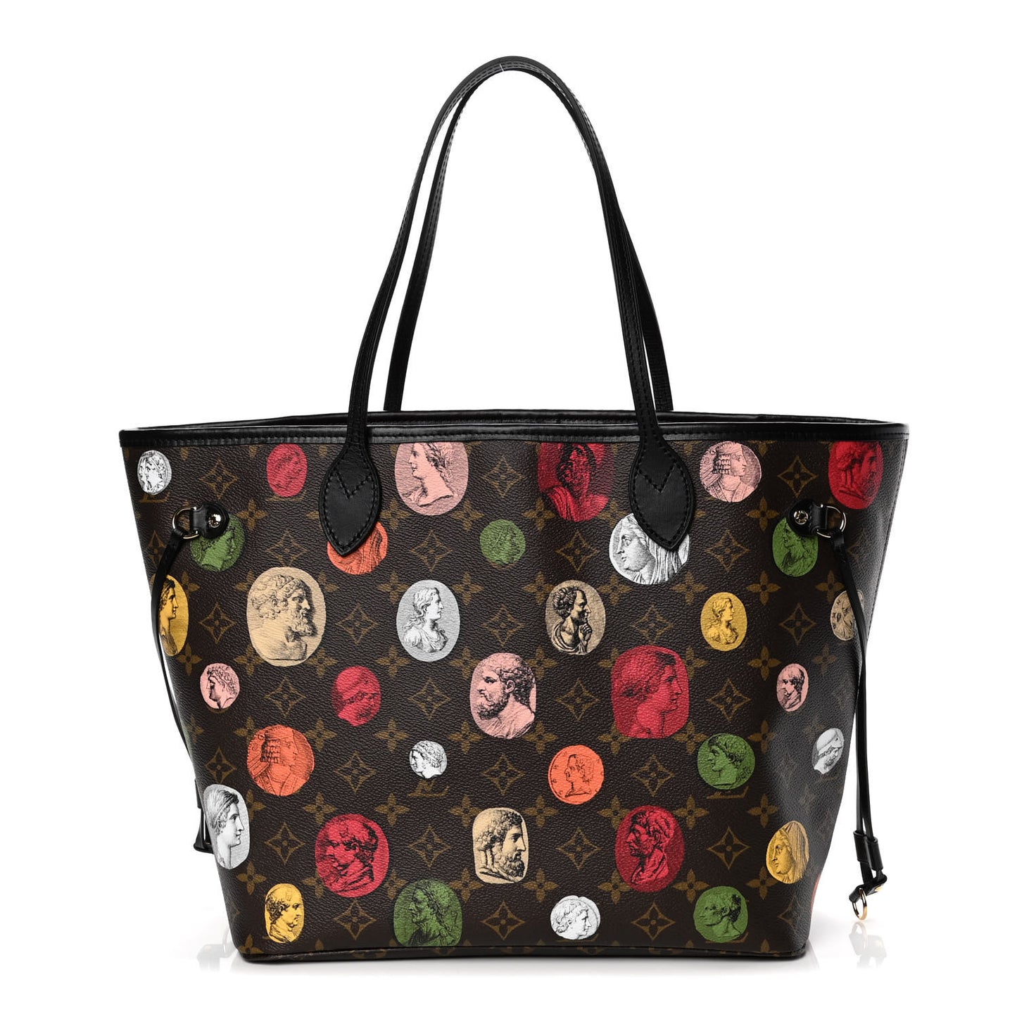 X FORNASETTI Monogram Cameo Neverfull MM