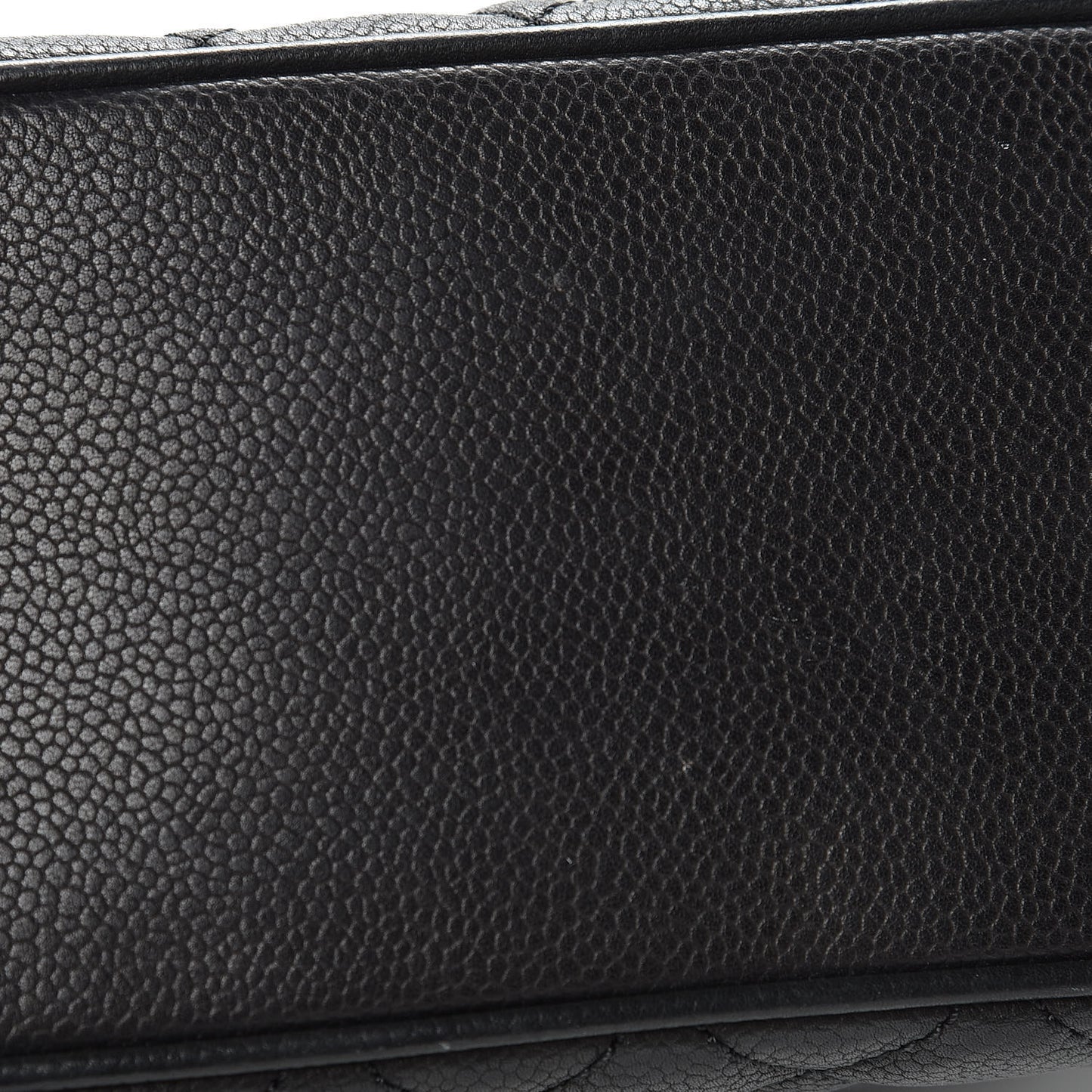 Caviar Quilted Medium Rock In Rome Single Flap Black