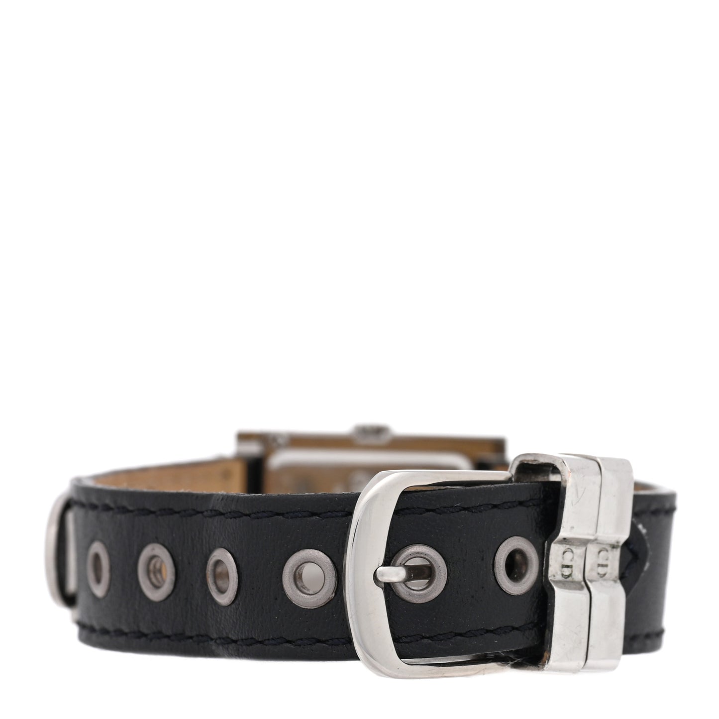 Stainless Steel Calfskin 20mm Malice Quartz Watch Black