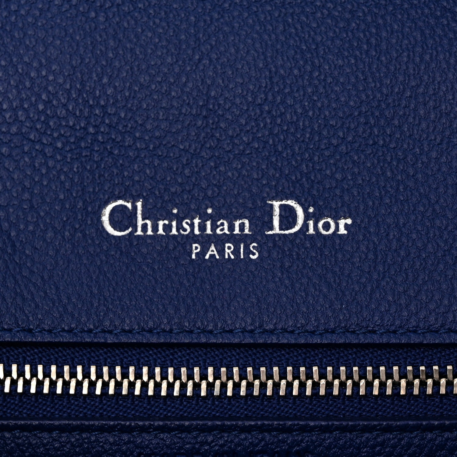 Christian Dior Grained Calfskin Small Diorama Flap Bag Bleu De Minuit 6 of 11