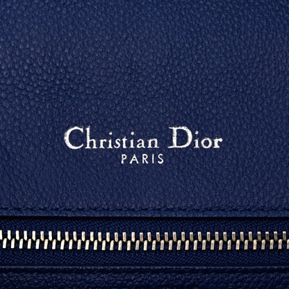 Christian Dior Grained Calfskin Small Diorama Flap Bag Bleu De Minuit 6 of 11