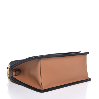 Fendi Vitello Century F is Fendi FF Embossed Kan I Shoulder Bag Orzo Tobacco 5 of 9
