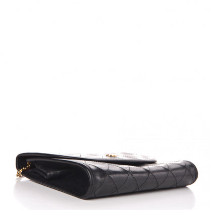 Chanel Lambskin Stitched Mini Evening Flap Black 4 of 11