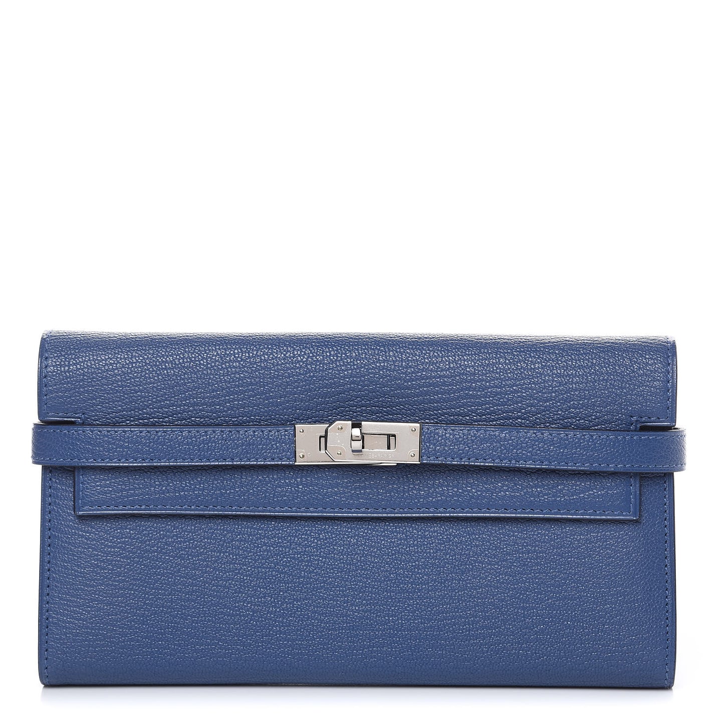 Chevre Mysore Kelly Longue Wallet Bleu Brighton