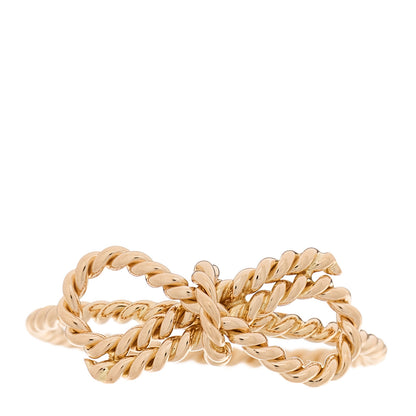 Tiffany 18K Rose Gold Twist Bow Ring 57 8 1 of 3
