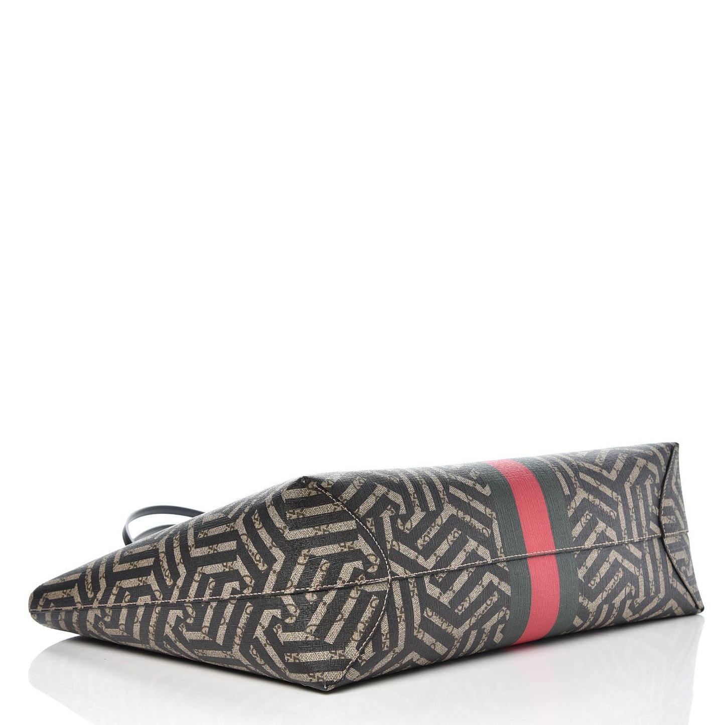 GG Supreme Monogram Caleido Web Large Tote Black