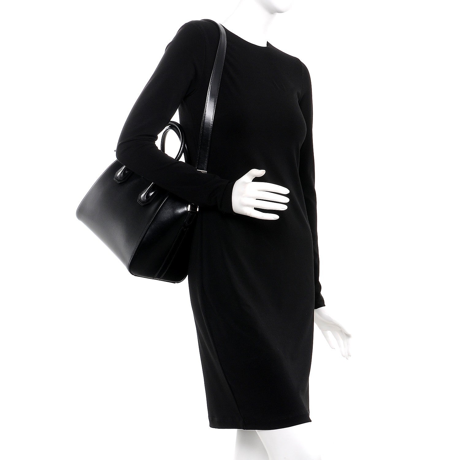 Givenchy Shiny Lord Calfskin Small Antigona Black 2 of 9