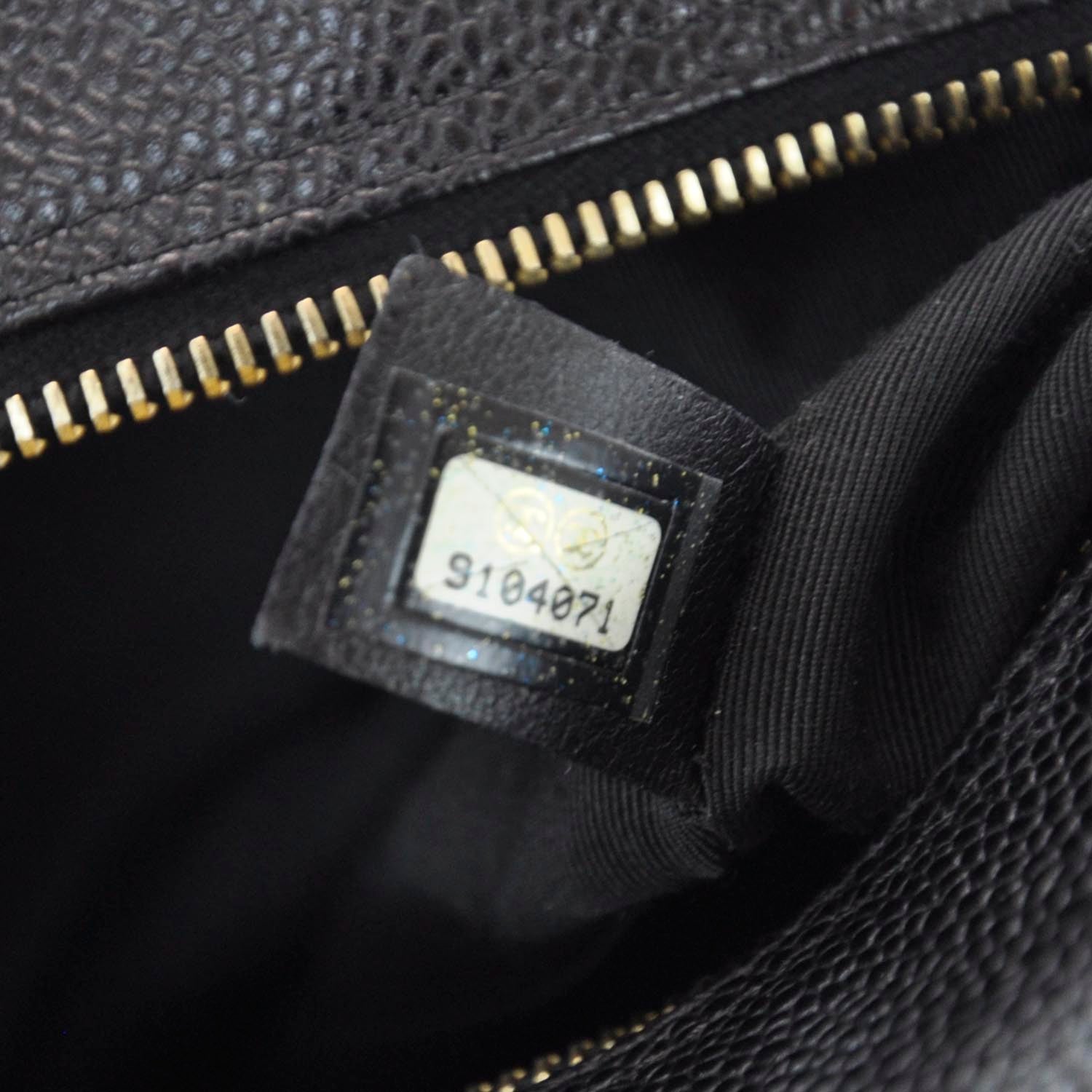 Chanel Caviar Small Bowler Black 9 of 9