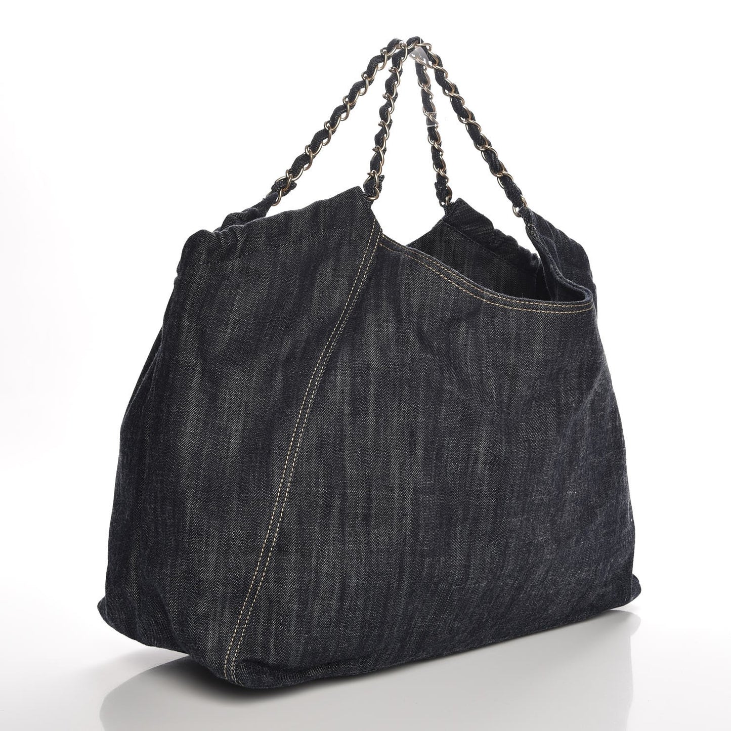 Denim XL Coco Cabas Tote Dark Blue
