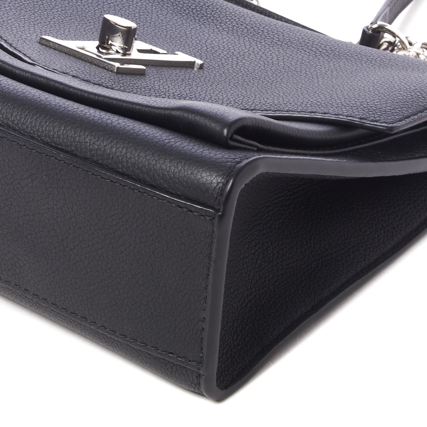 Louis Vuitton Soft Calfskin My Lockme Chain Bag BB Black 4 of 7