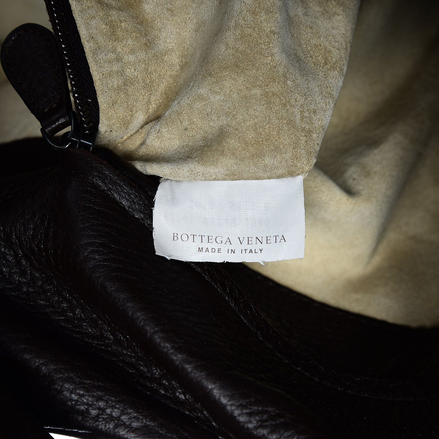 Cervo Deerskin Large Hobo Ebano