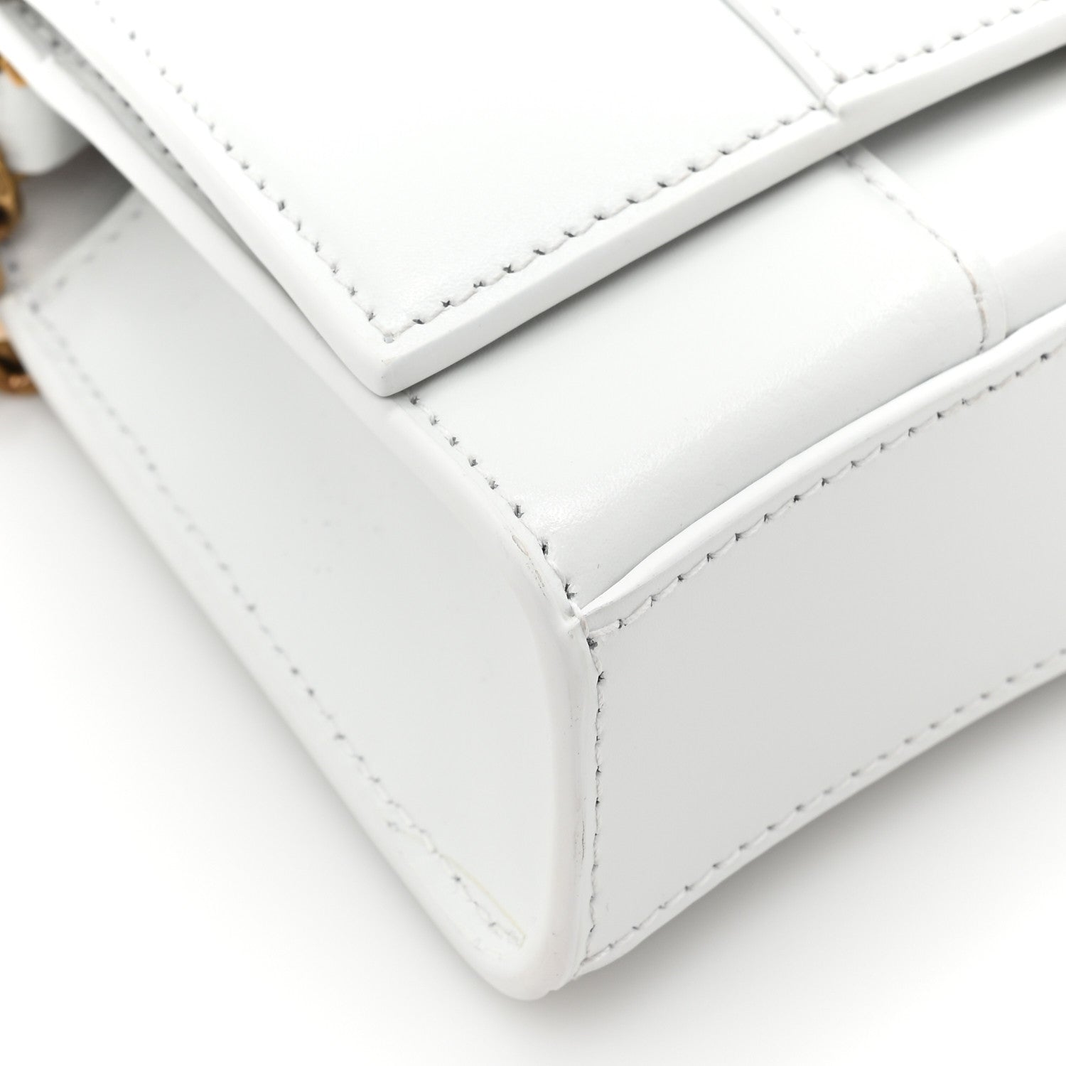 Balenciaga Shiny Box Calfskin Hourglass Chain Bag White 9 of 12