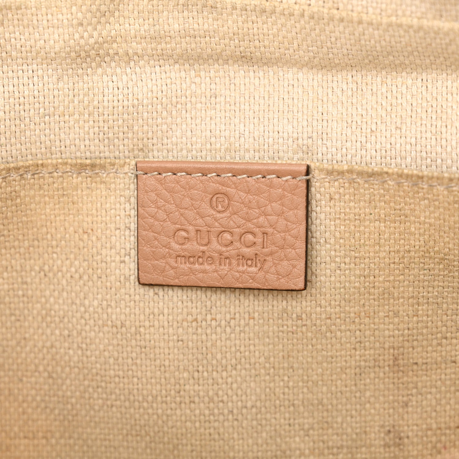 Gucci Pebbled Calfskin Small Soho Disco Bag Camelia 6 of 18