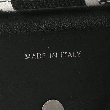 Christian Dior Canvas Embroidered Shoulder Strap Black White 4 of 4
