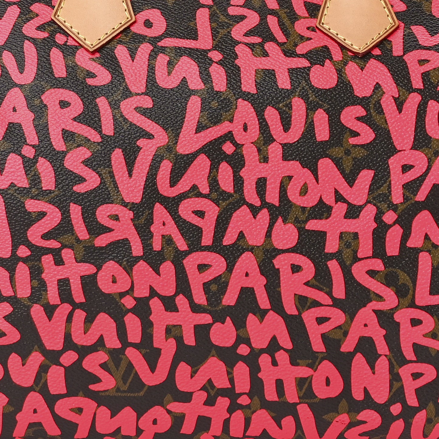 Monogram Graffiti Speedy 30 Fuchsia