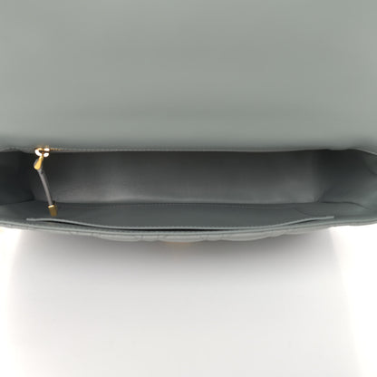 Christian Dior Lambskin Cannage Large Caro Bag Grey 5 of 9