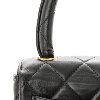 Chanel Lambskin Quilted Mini Kelly Flap Bag Black 15 of 15