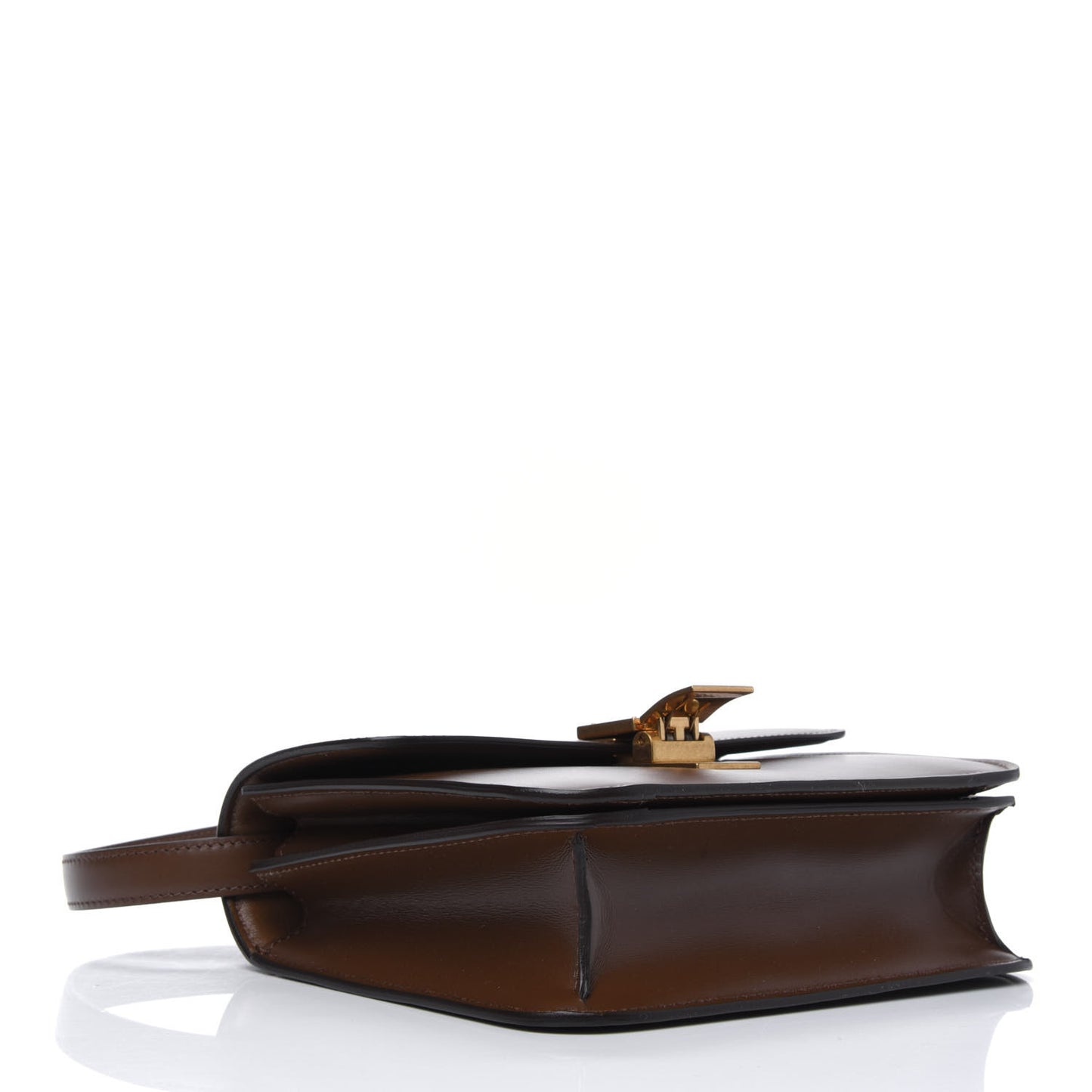 Box Calfskin Teen Classic Box Flap Bag Camel