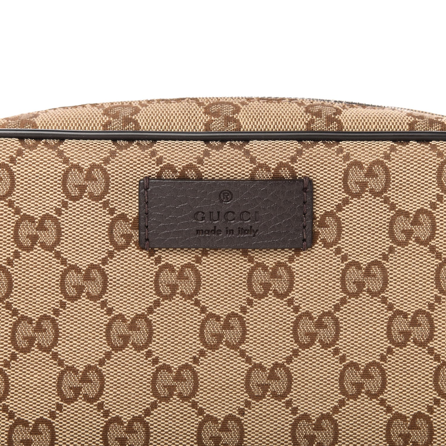 Gucci Monogram Belt Bag Dark Brown 10 of 10
