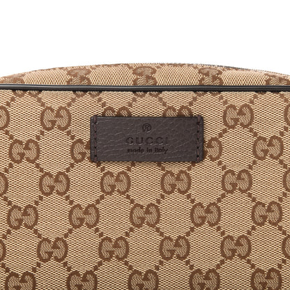 Gucci Monogram Belt Bag Dark Brown 10 of 10