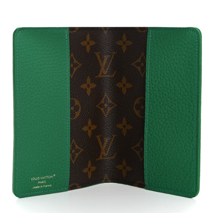 Louis Vuitton Taurillon Monogram Emily Notebook Cover PM Green 5 of 6