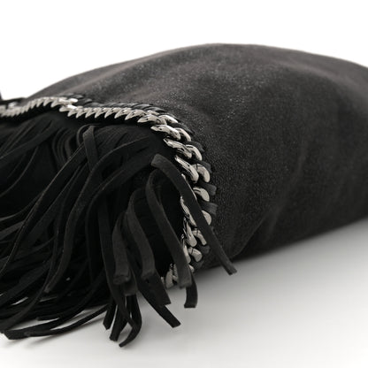 Stella McCartney Eco Suede Fringe Falabella Tote Black 9 of 10