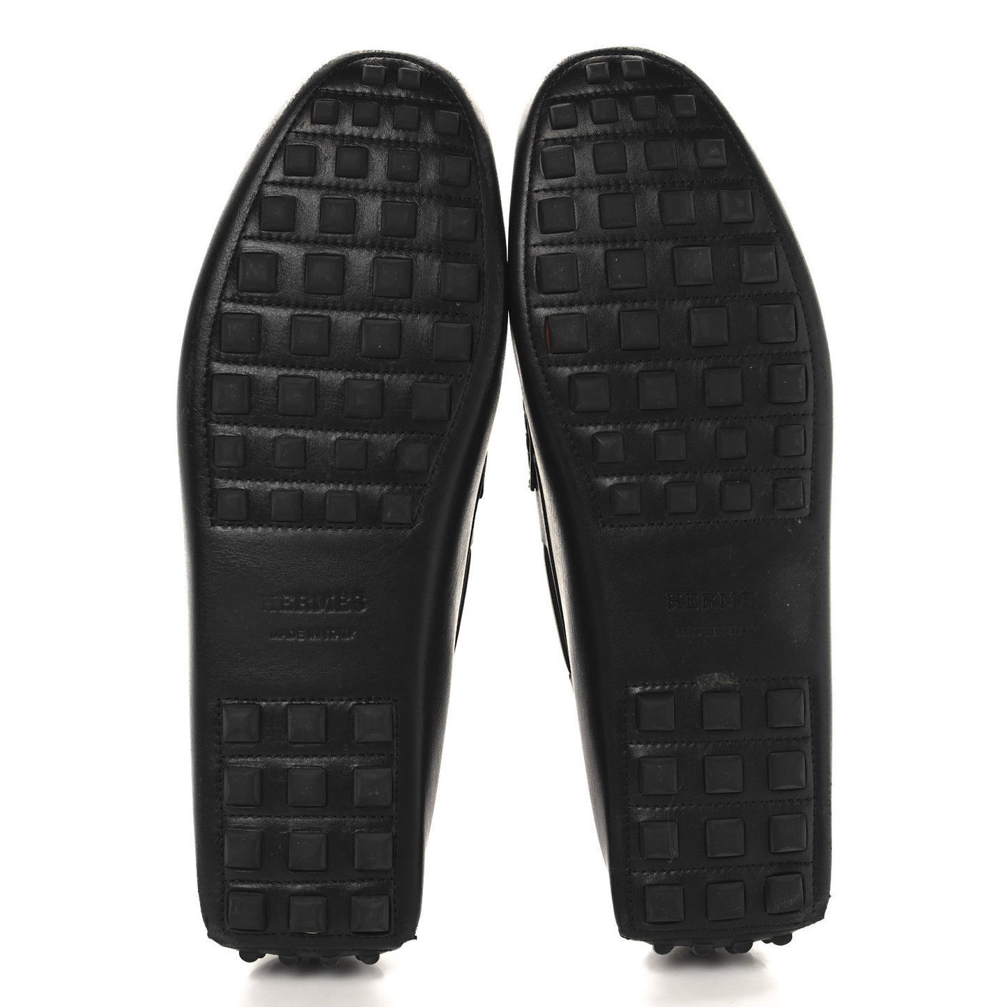 Supple Calfskin Mens Irving Driving Moccasin Loafers 43 Black