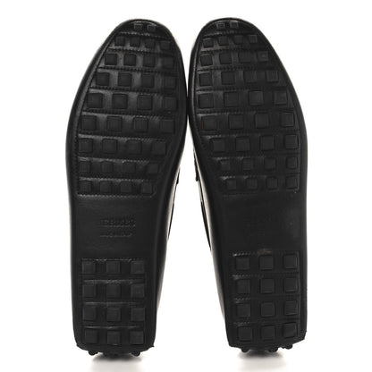 Hermes Supple Calfskin Mens Irving Driving Moccasin Loafers 43 Black 6 of 11