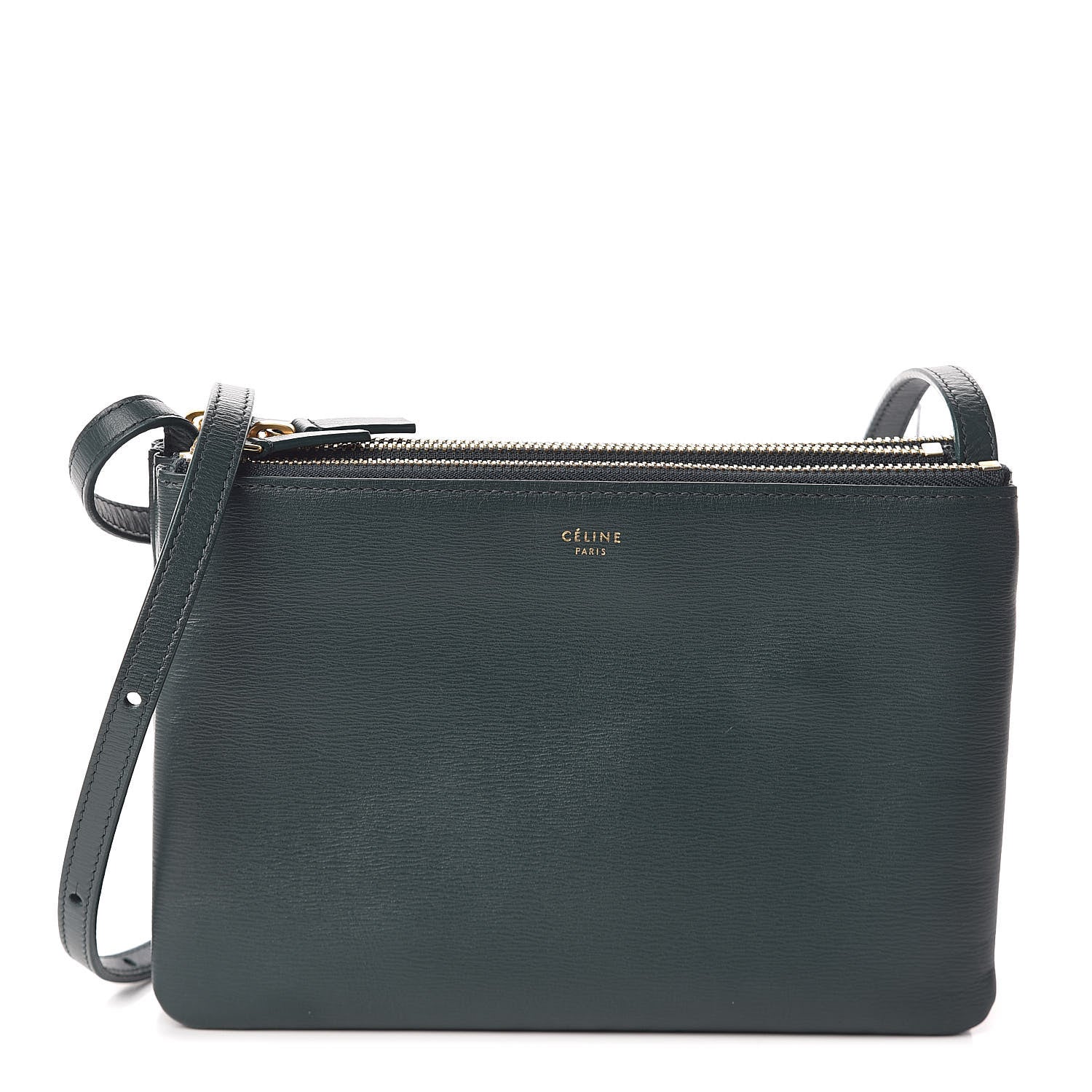 Celine Lambskin Small Trio Crossbody Bag Amazone 1 of 11