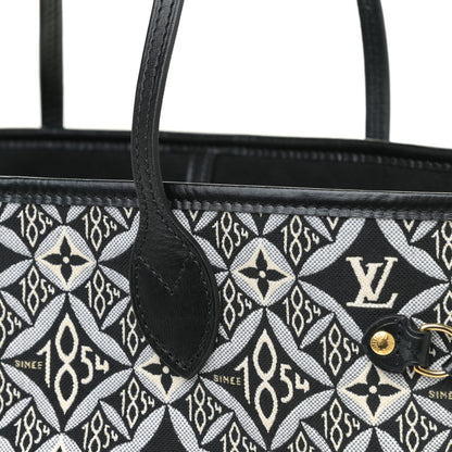 Louis Vuitton Jacquard Since 1854 Neverfull MM Grey 12 of 12