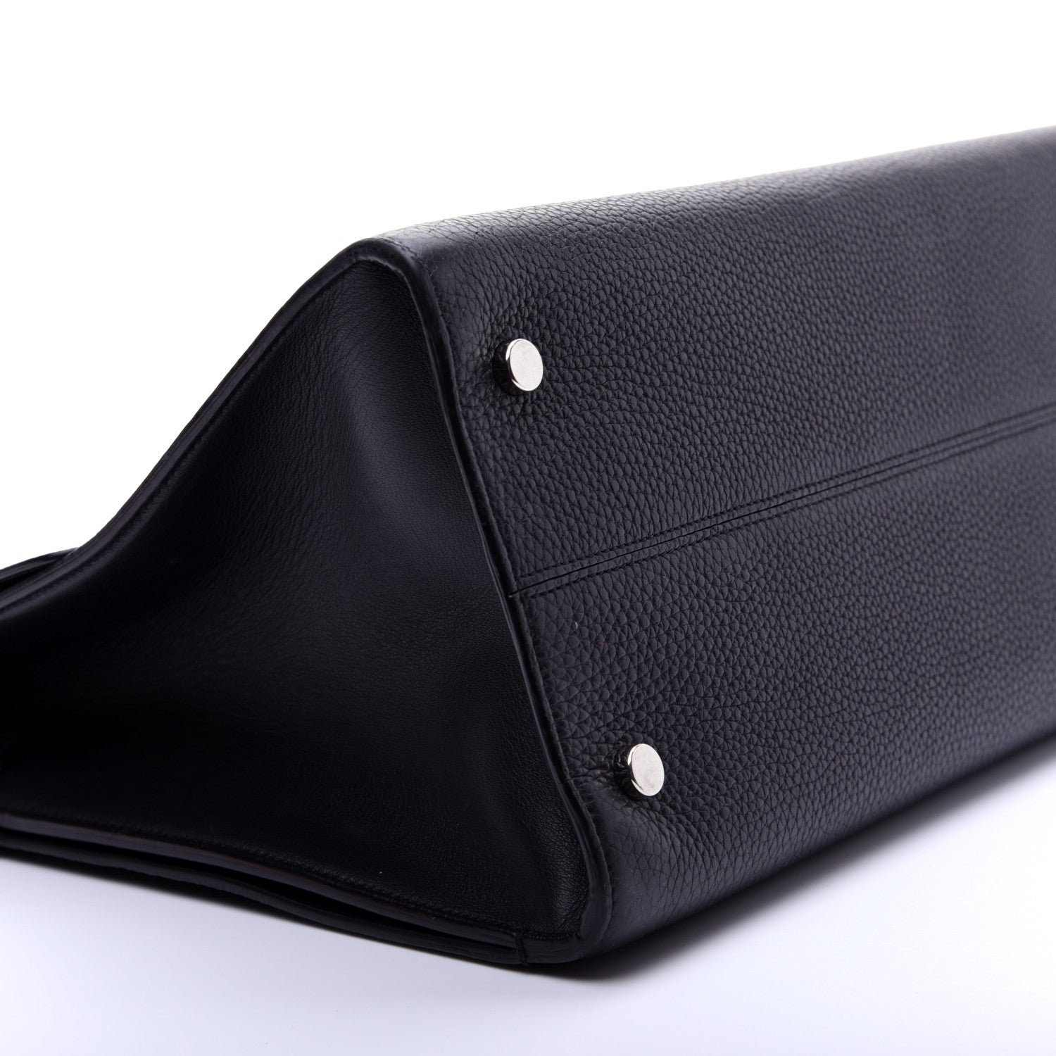 Christian Dior Grained Calfskin Large Diorever Flap Black 6 of 16