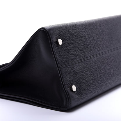 Christian Dior Grained Calfskin Large Diorever Flap Black 6 of 16