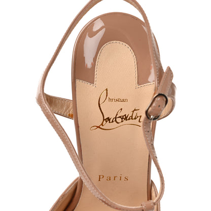 Christian Louboutin Patent Me Pam 100 Pumps 38.5 Nude 7 of 7