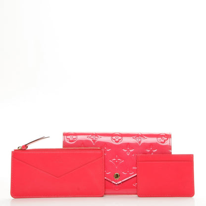Louis Vuitton Vernis Jeanne Wallet Hot Pink 5 of 6