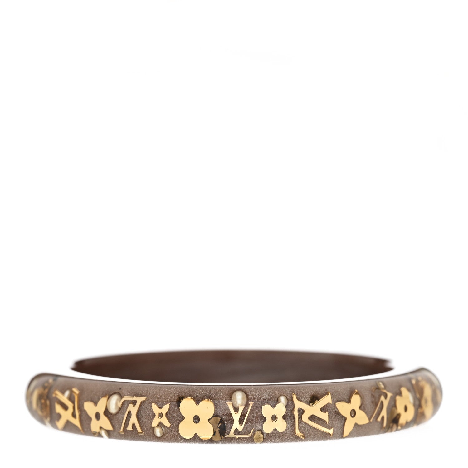 Louis Vuitton Resin Swarovski Medium Inclusion Bracelet 1 of 4