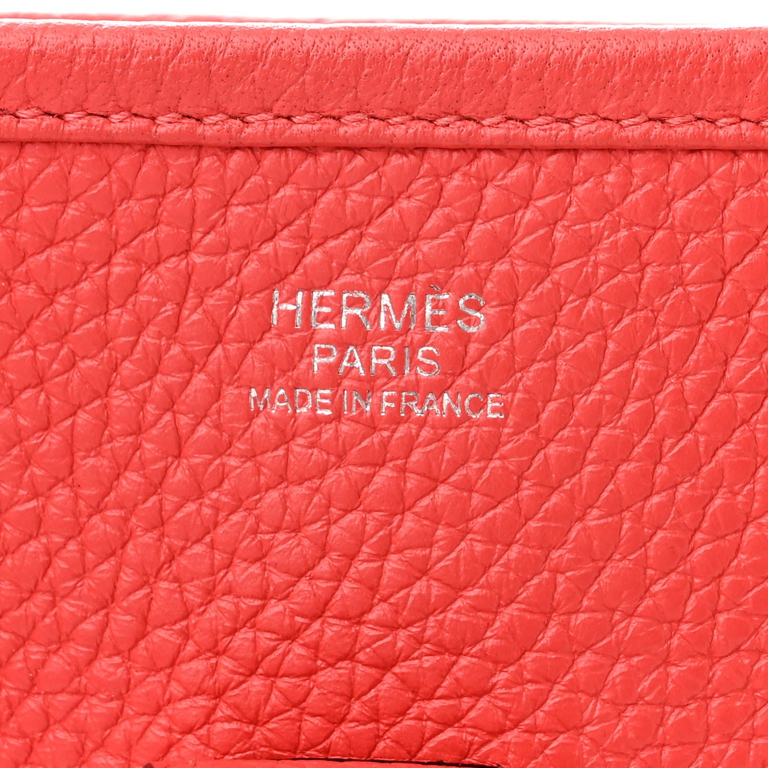 Hermes Taurillon Clemence Evelyne III PM Rouge Pivoine 6 of 10
