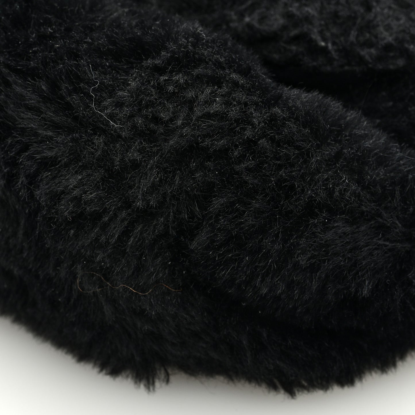 Faux Fur Madeline Mini Bag Black