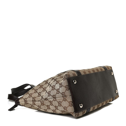 Gucci Monogram Medium Abbey Tote Dark Brown 4 of 20