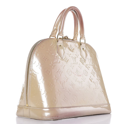 Louis Vuitton Vernis Alma PM Blanc Corail 3 of 26