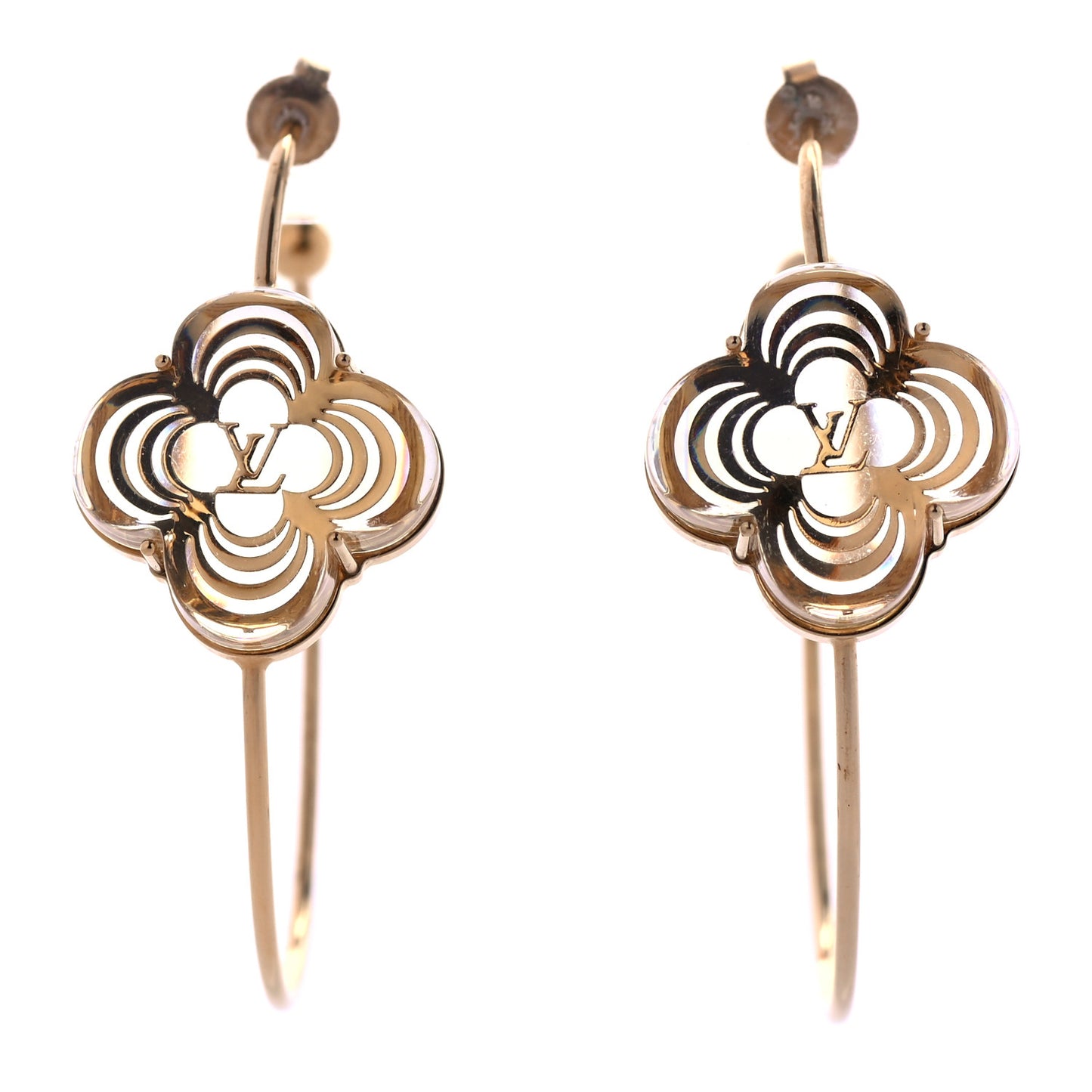 A La Folie Hoop Earrings Gold
