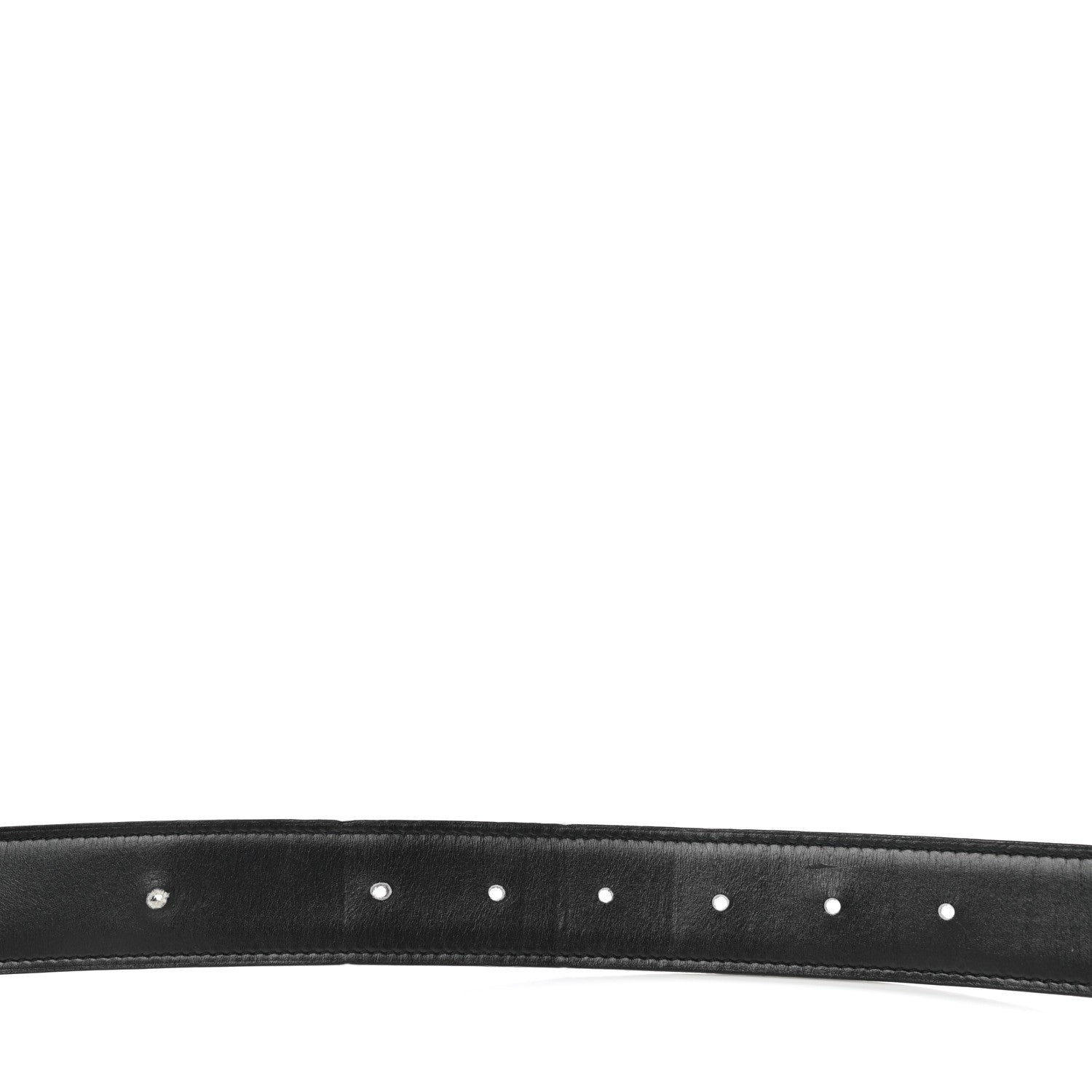 Hermes Togo Box 42mm Strie H Belt 95 Black Eucalyptus 7 of 10