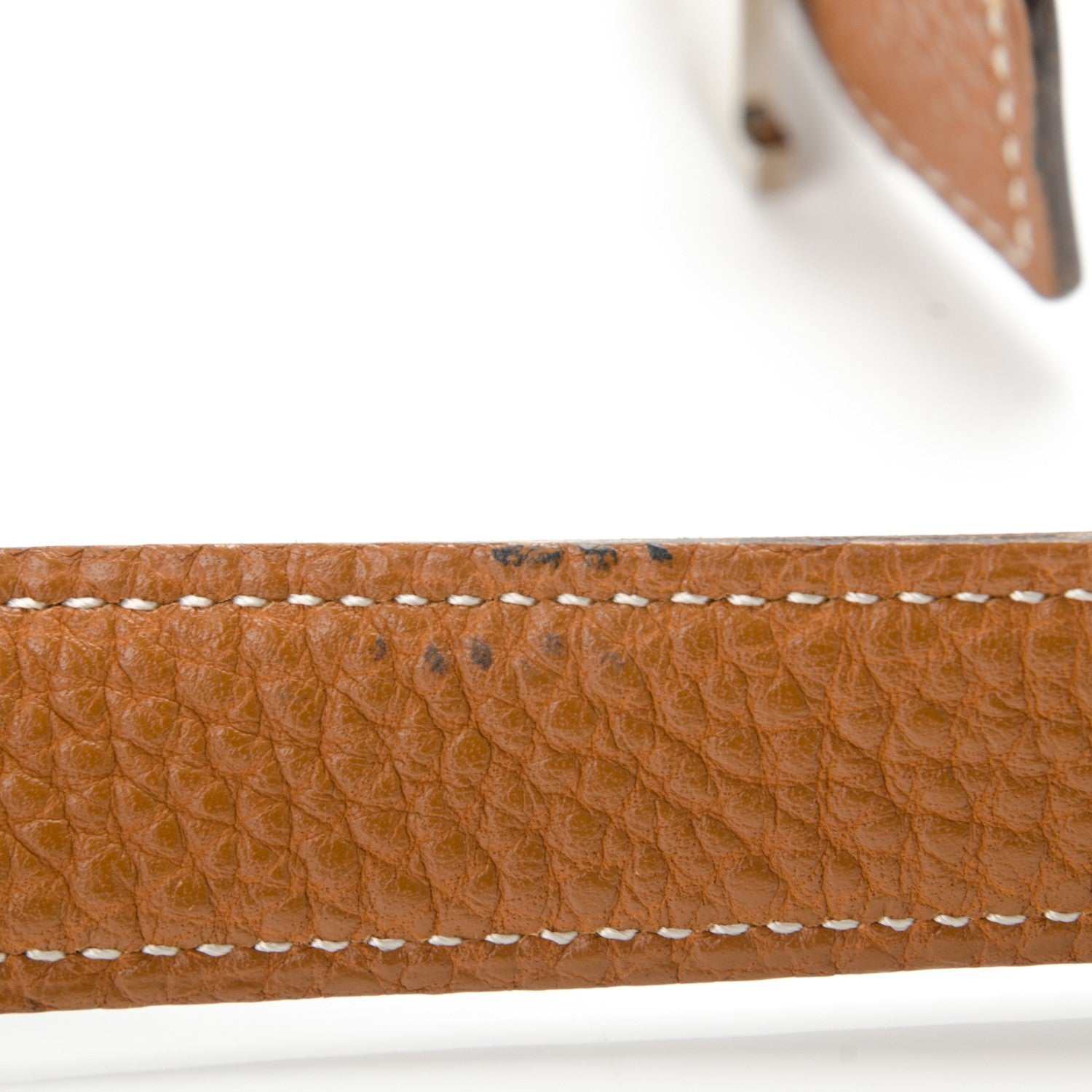 Hermes Togo Box 24mm Mini Constance H Belt Black Gold 7 of 7