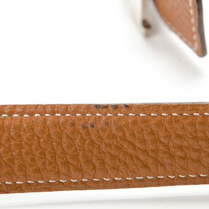 Hermes Togo Box 24mm Mini Constance H Belt Black Gold 7 of 7