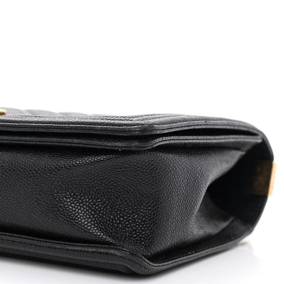 Chanel Caviar Quilted New Medium Boy Flap Black 10 of 14