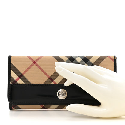 Burberry Supernova Check Continental Wallet Black 2 of 11