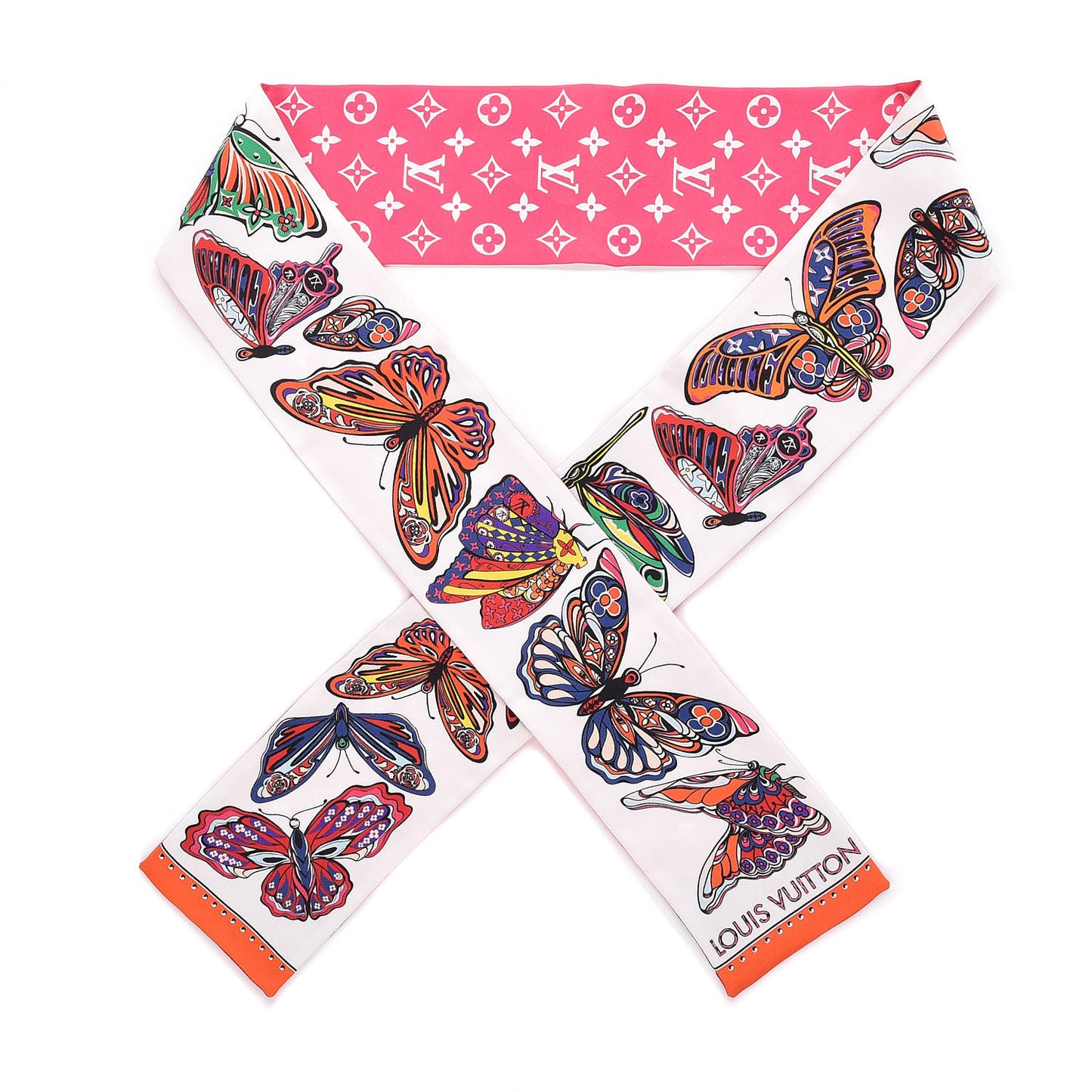 Silk Monogram World Of Love Bandeau White